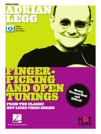 Adrian Legg - Fingerpicking & Open Tunings - Book/Video Access Online Hal Leonard 323862