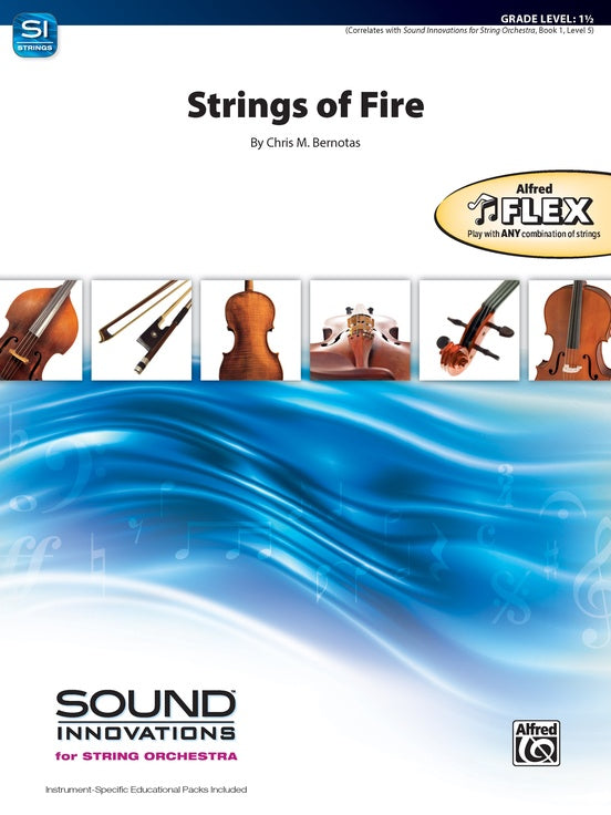 Strings of Fire - String Orchestra Conductor Score & Parts (Digital Download)