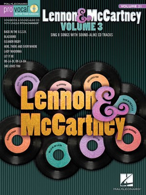 Lennon & McCartney - Volume 3 - Pro Vocal Men's Edition Volume 21 - Vocal Hal Leonard /CD