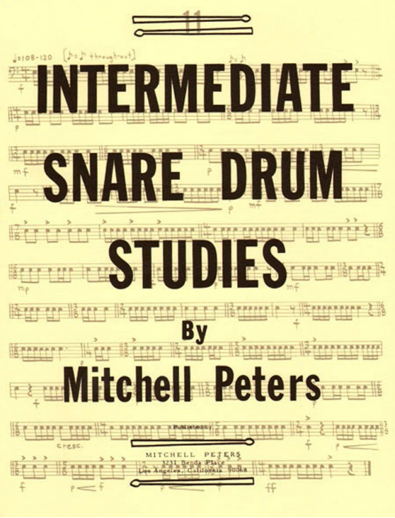Intermediate Snare Drum Studies - Mitchell Peters - Snare Drum Try Publishing Company