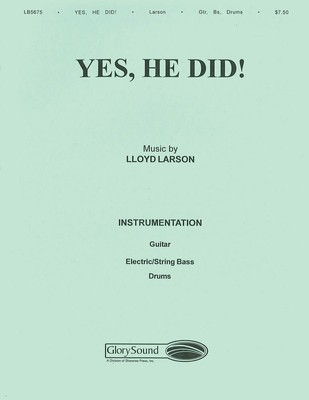 Yes, He Did! - J. Paul Williams|Lloyd Larson - Shawnee Press Instrumental Parts