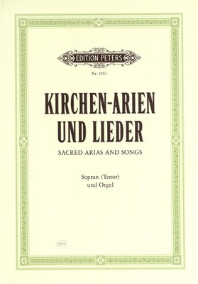 Sacred Arias And Songs - High Voice Vocal Score - Various - Peters EP2451