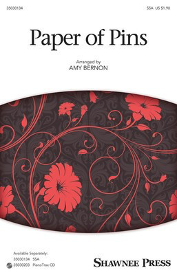 Paper of Pins - SSA Amy Bernon Shawnee Press Octavo