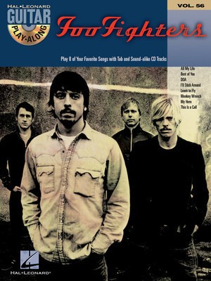 Foo Fighters - Guitar Play-Along Volume 56 - Guitar Hal Leonard Guitar TAB with Lyrics & Chords /CD
