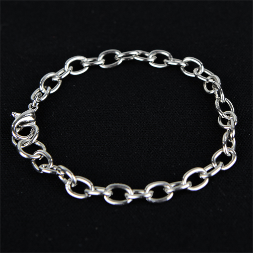 Childrens Silver Plated Charm Bracelet