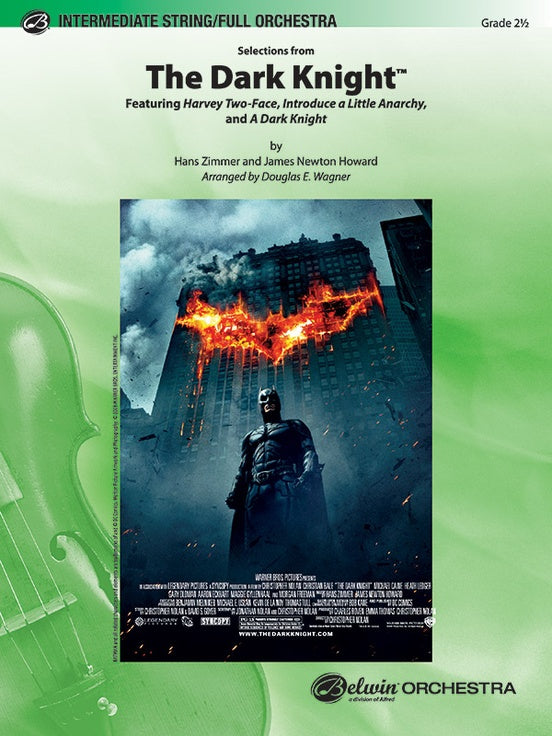 The Dark Knight, Selections from – Full Orchestra Conductor Score & Parts (Digital Download)