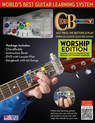 ChordBuddy Guitar Learning System - Worship Edition - Guitar Travis Perry Chordbuddy Media Package