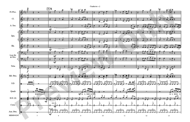 (I Can't Get No) Satisfaction – Marching Band Conductor Score & Parts (Digital Download)