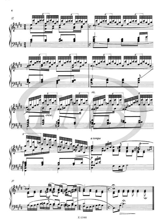 Rachmaninov - Vocalise Op34/14 - Piano Solo edited by Kocsis EMB Z12001