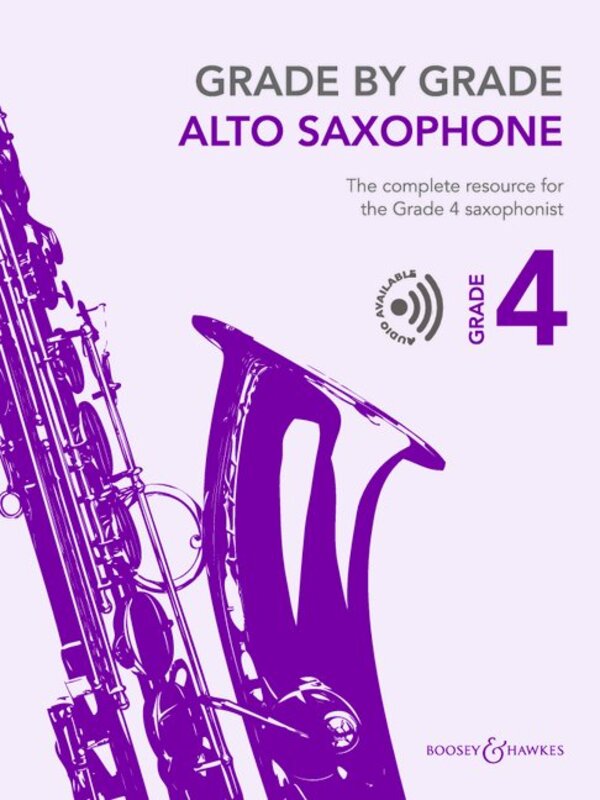 Grade By Grade - Alto Saxophone Grade 4/CD - B&H BH13973