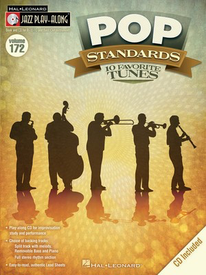 Pop Standards - Jazz Play-Along Volume 172 - Various - Bb Instrument|Bass Clef Instrument|C Instrument|Eb Instrument Hal Leonard Lead Sheet /CD