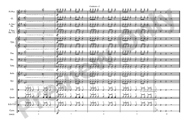 Classic Teasers and Pleasers – Marching Band Conductor Score & Parts (Digital Download)