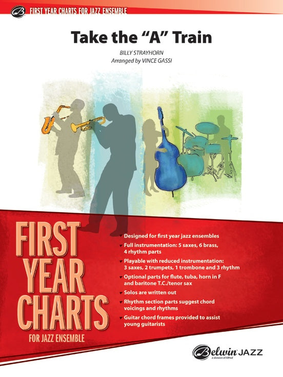 Take the "A" Train (Grade 1) - Jazz Ensemble Conductor Score & Parts(Digital Download)