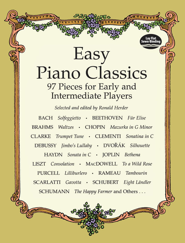 Easy Piano Classics - 97 Pieces for Early and Intermediate Players - Various - Dover
