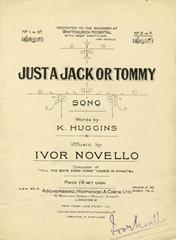 Just A Jack Or Tommy! - F Major Vocal/Piano (Digital Download)