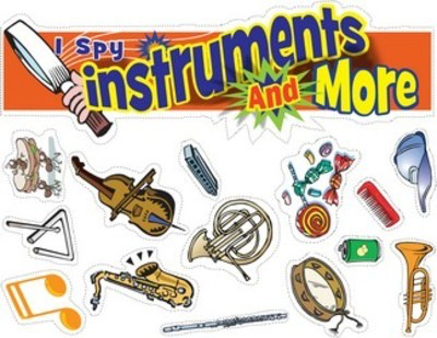 Cut N Go Boards I Spy Instruments And More -