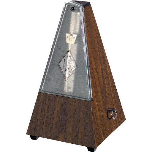 Wittner Plastic Walnut Metronome with Bell Walnut 814K