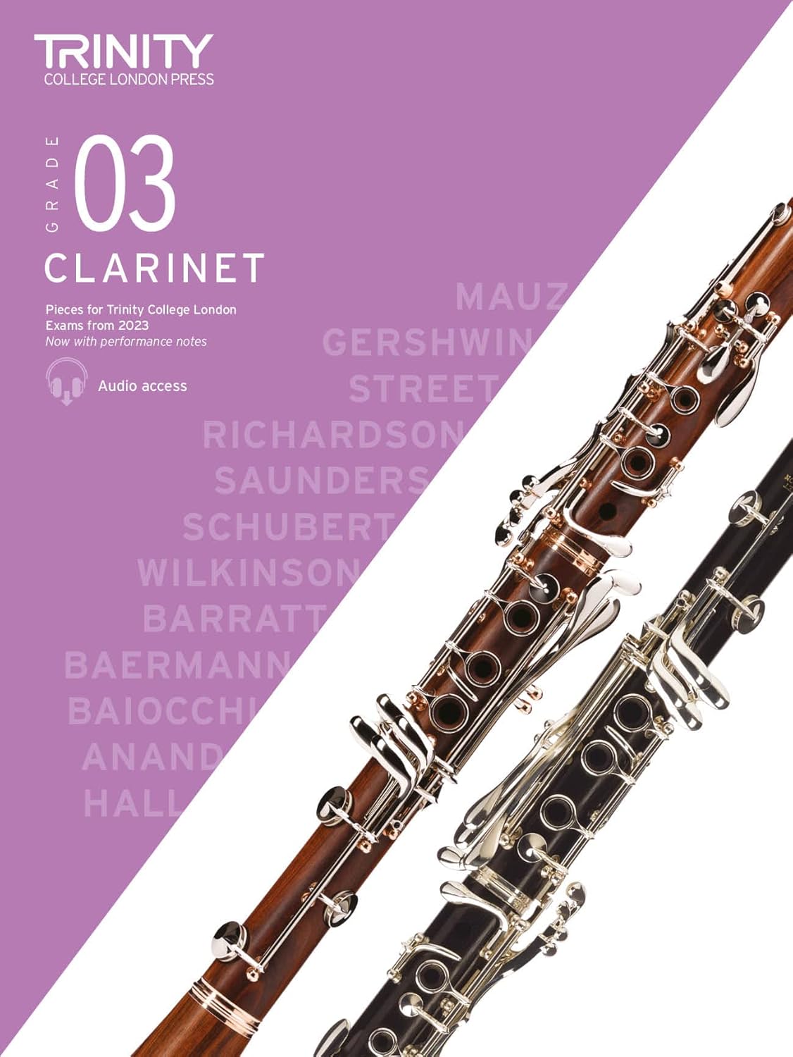 Trinity Clarinet Exam Pieces from 2023 Gr 3 Sc/Pt