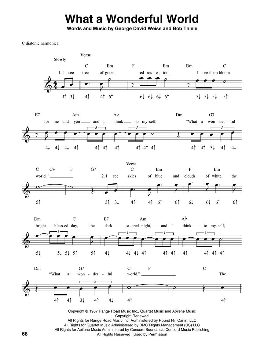 Simple Songs for Harmonica - Hal Leonard 1473315