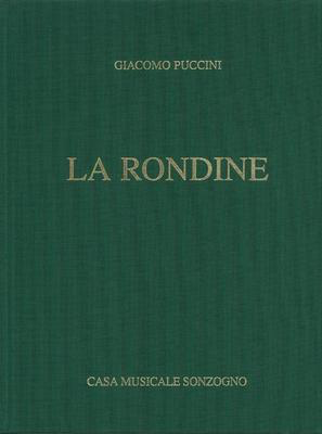 La Rondine - Vocal Score - Giacomo Puccini - Classical Vocal Casa Musicale Sonzogno Vocal Score Hardcover
