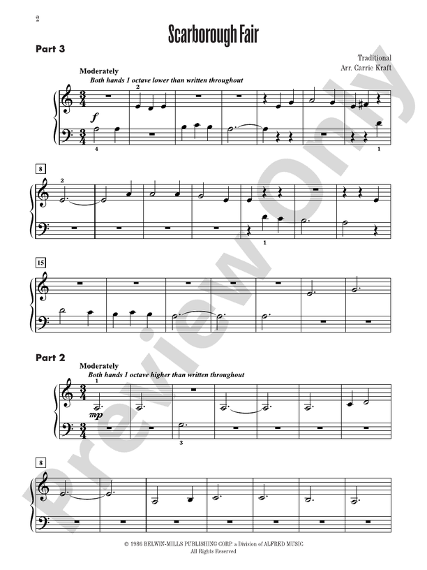 Contest Winners for Three, Book 1: 6 Piano Trios from the Alfred, Belwin, and Myklas Libraries (Digital Download)