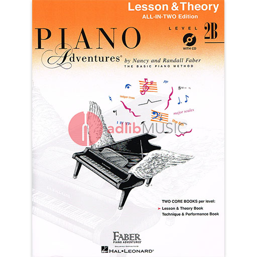 Piano Adventures All-In-Two Level 2B - Piano Lesson & Theory Book/CD by Faber/Faber Hal Leonard 131005