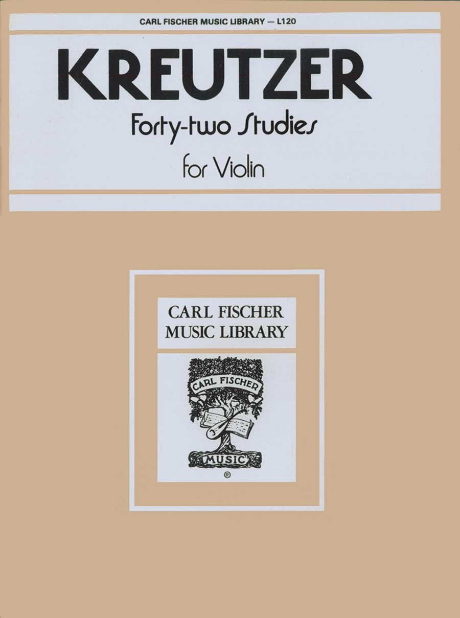 Kreutzer Forty Two Studies for the Violin