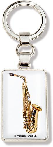 Metal Saxophone Keyring