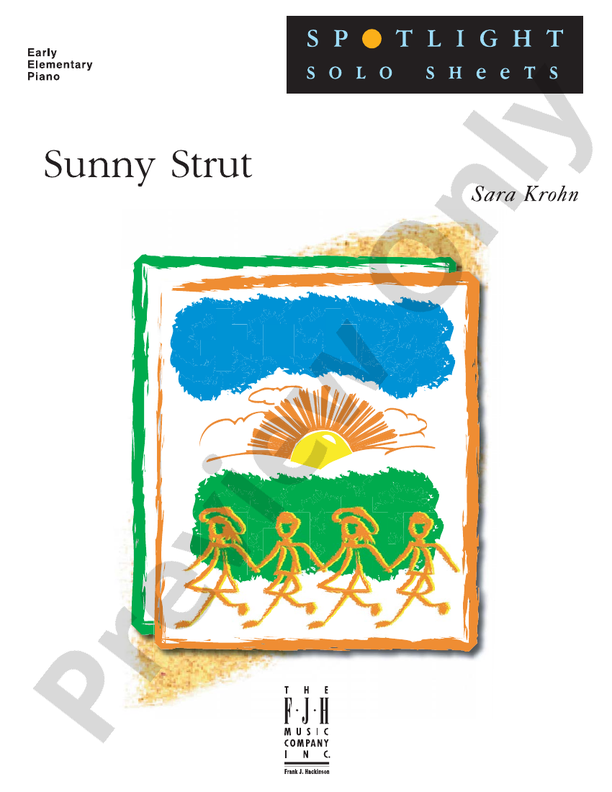 Sunny Strut - Piano (Digital Download)
