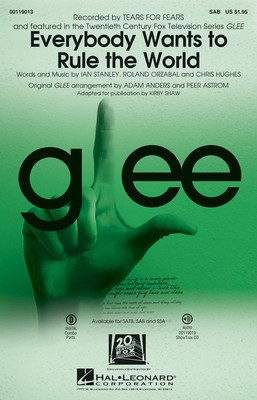 Everybody Wants to Rule the World - SAB Adam Anders|Peer Astrom Hal Leonard Choral Score Octavo