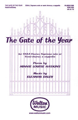 The Gate of the Year - Eleanor Daley - SSAA Walton Music Choral Score Octavo