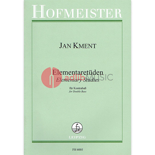 Kment - Elementary Etudes Complete - Double Bass Hofmeister FH6005
