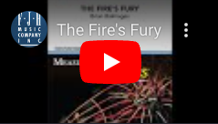 Balmages - The Fire's Fury - Concert Band Grade 0.5 Score/Parts FJH B1879