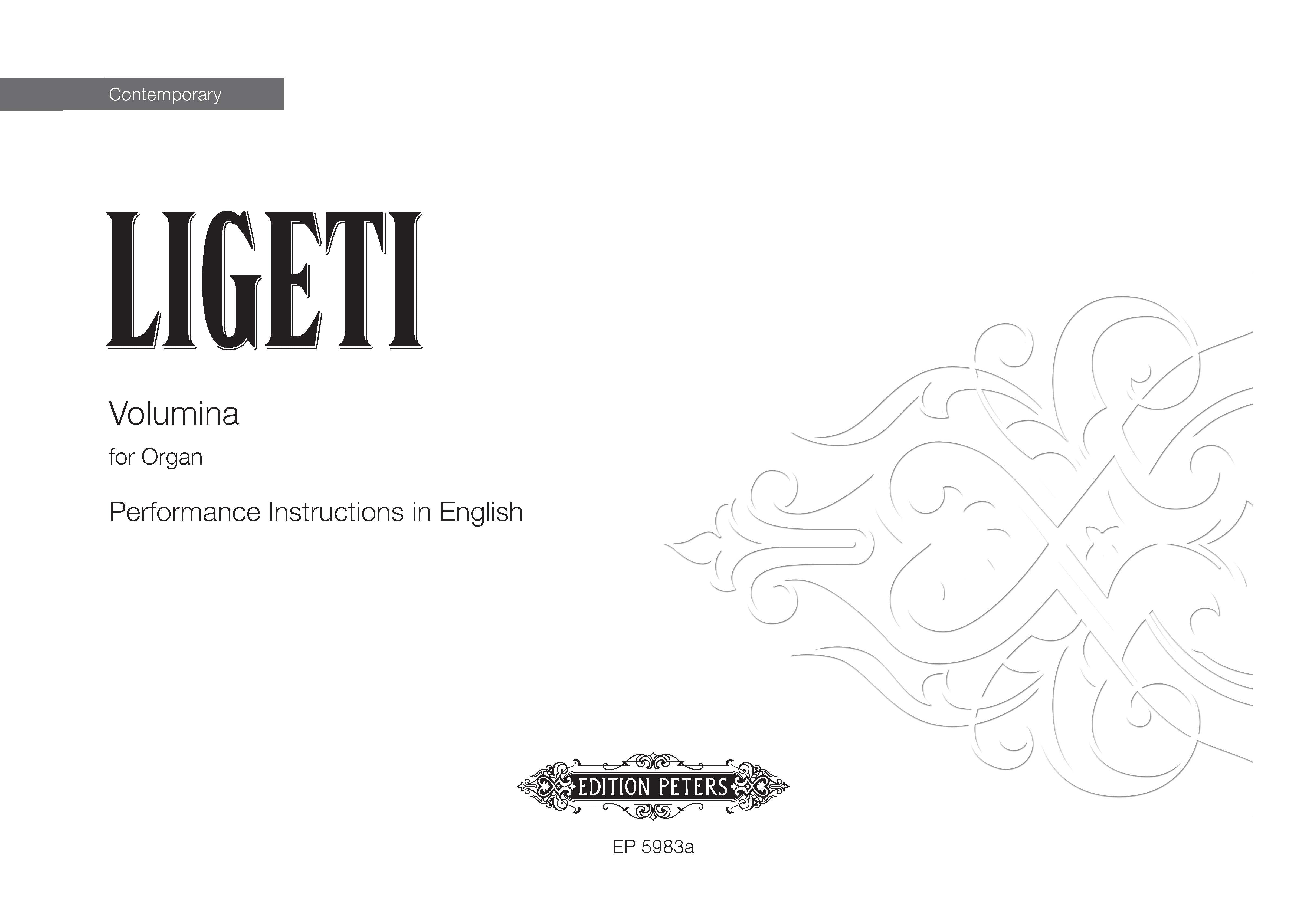 Volumina (EP5983A) - Organ (Digital Download)