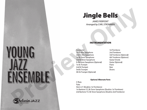 Jingle Bells - Jazz Ensemble Conductor Score & Parts(Digital Download)