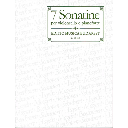 7 Sonatinas - Cello/Piano Accompaniment EMB M080133101