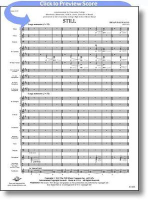 Still - Brian Balmages - FJH Music Company Score/Parts