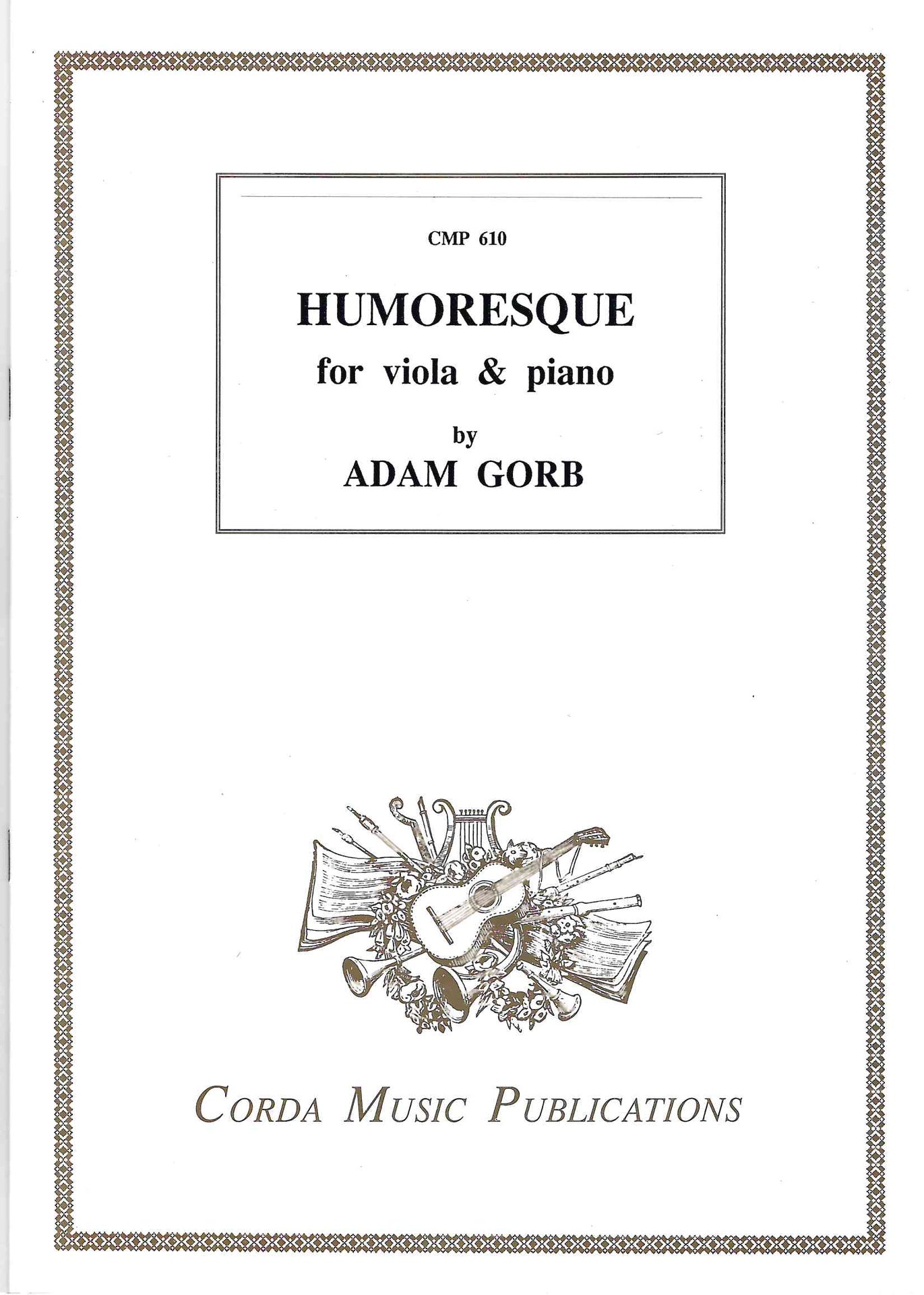 Gorb - Humoresque - Viola/Piano Accompaniment Corda CMP610