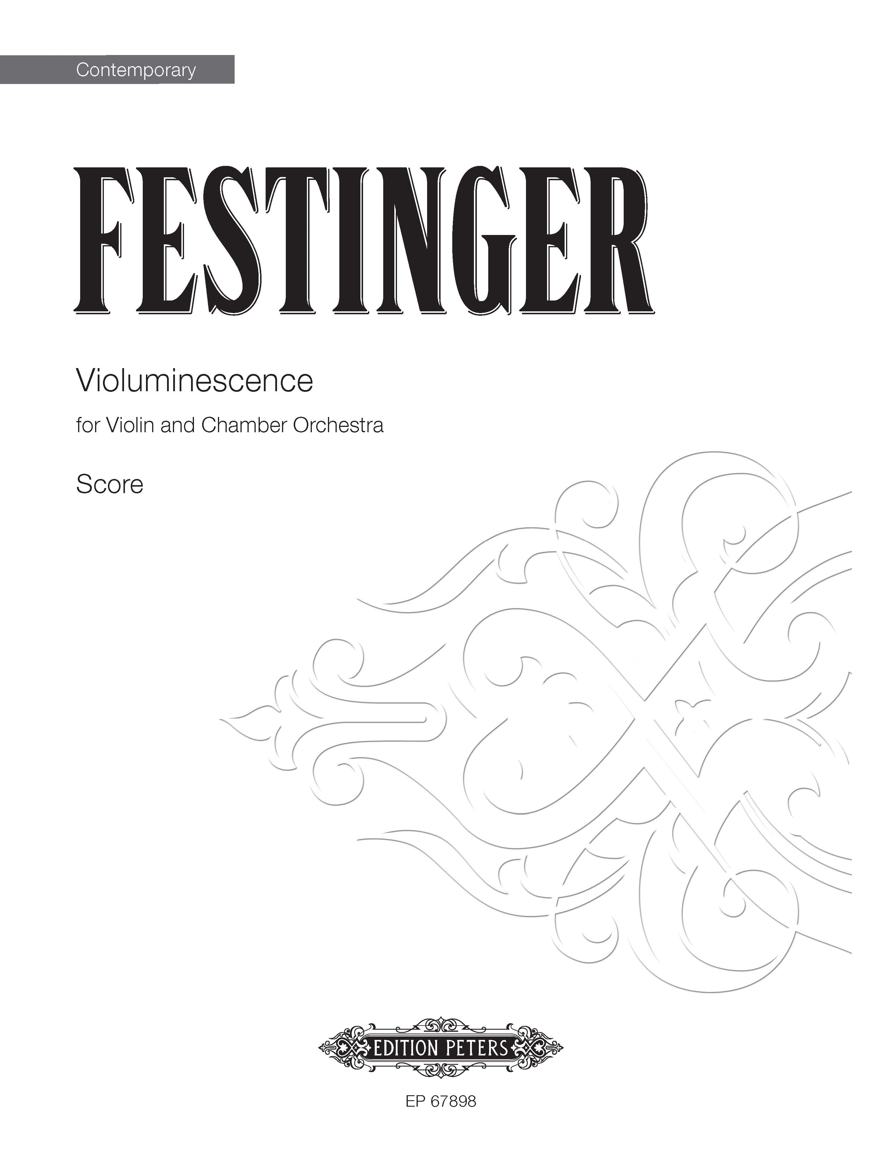 Violuminescence (EP67898) - Violin/Chamber Orchestra Full Score (Digital Download)