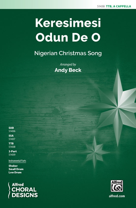 Keresimesi Odun De O - TTB Choral Octavo (Digital Download)