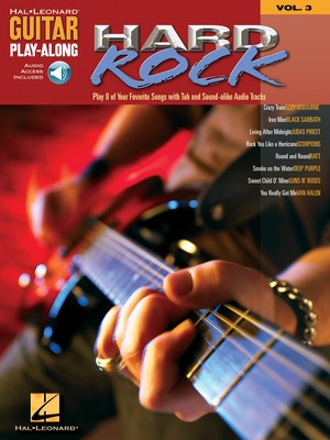 Hard Rock - Guitar Play-Along Volume 3 - Guitar Hal Leonard Guitar TAB with Lyrics & Chords /CD
