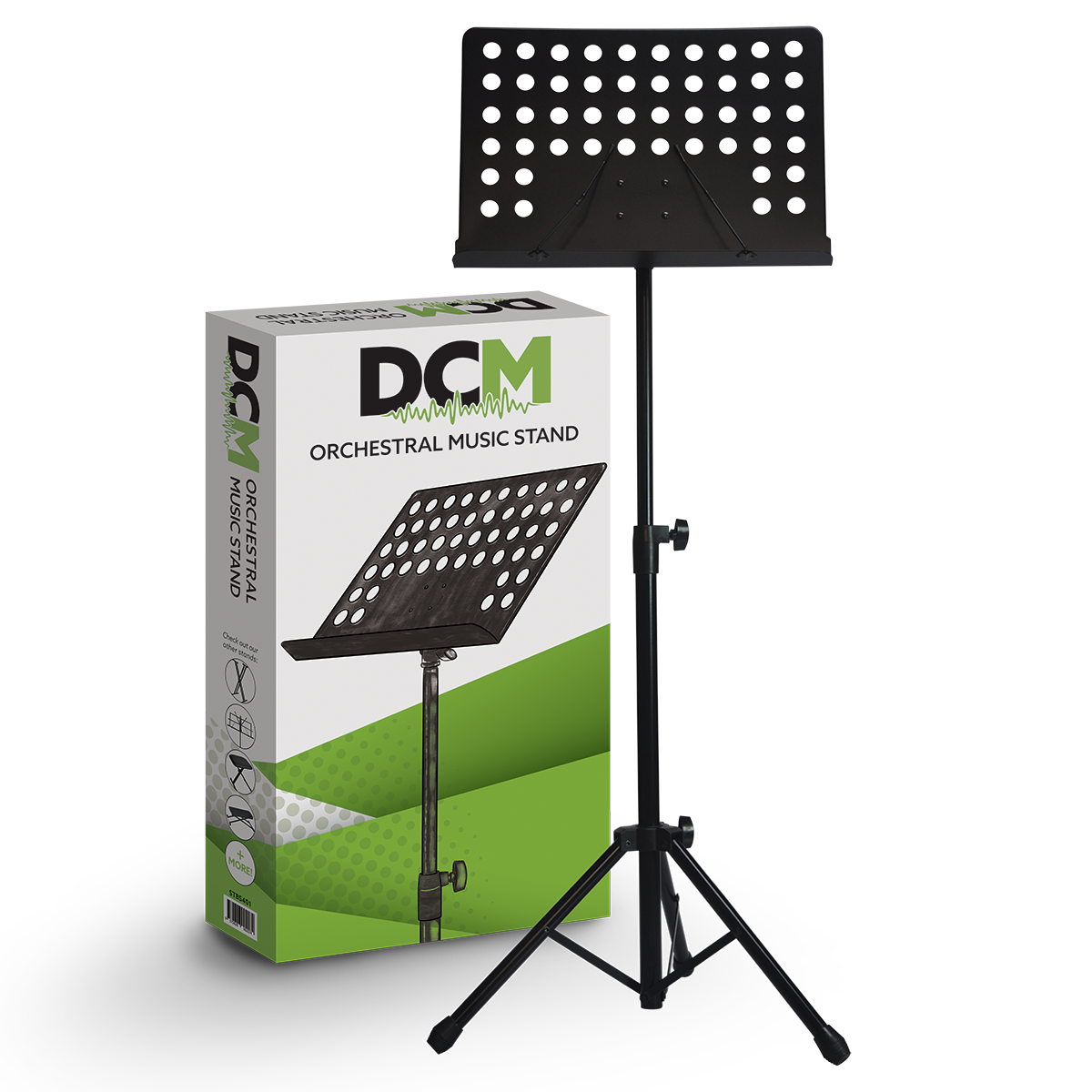 Music Stand - DCM BS401 Solid Desk with Holes