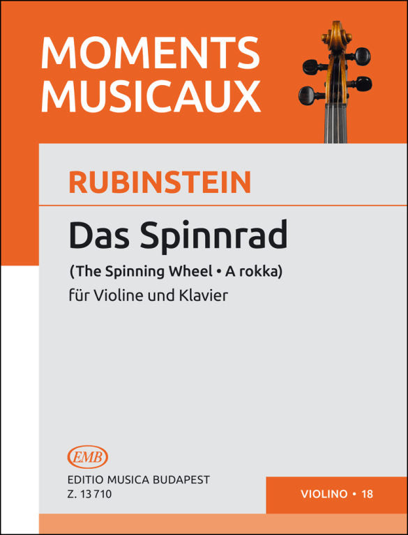 Rubinstein - The Spinning Wheel - Violin/Piano Accompaniment EMB Z13710