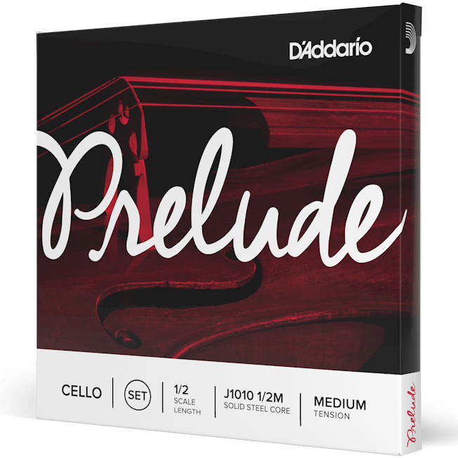 D'Addario Prelude Cello, Set (Med), 1/2
