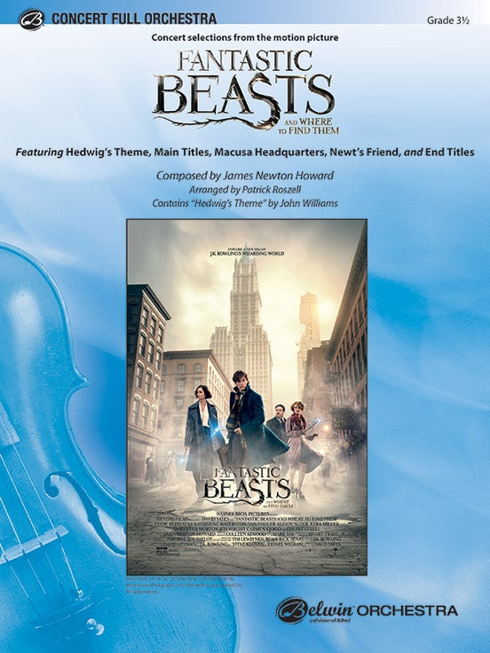 Fantastic Beasts and Where to Find Them – Full Orchestra Conductor Score & Parts (Digital Download)