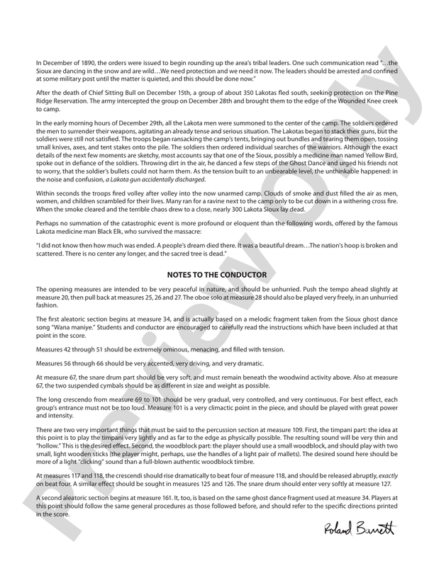 Ghost Dances - Concert Band Conductor Score & Parts (Digital Download)