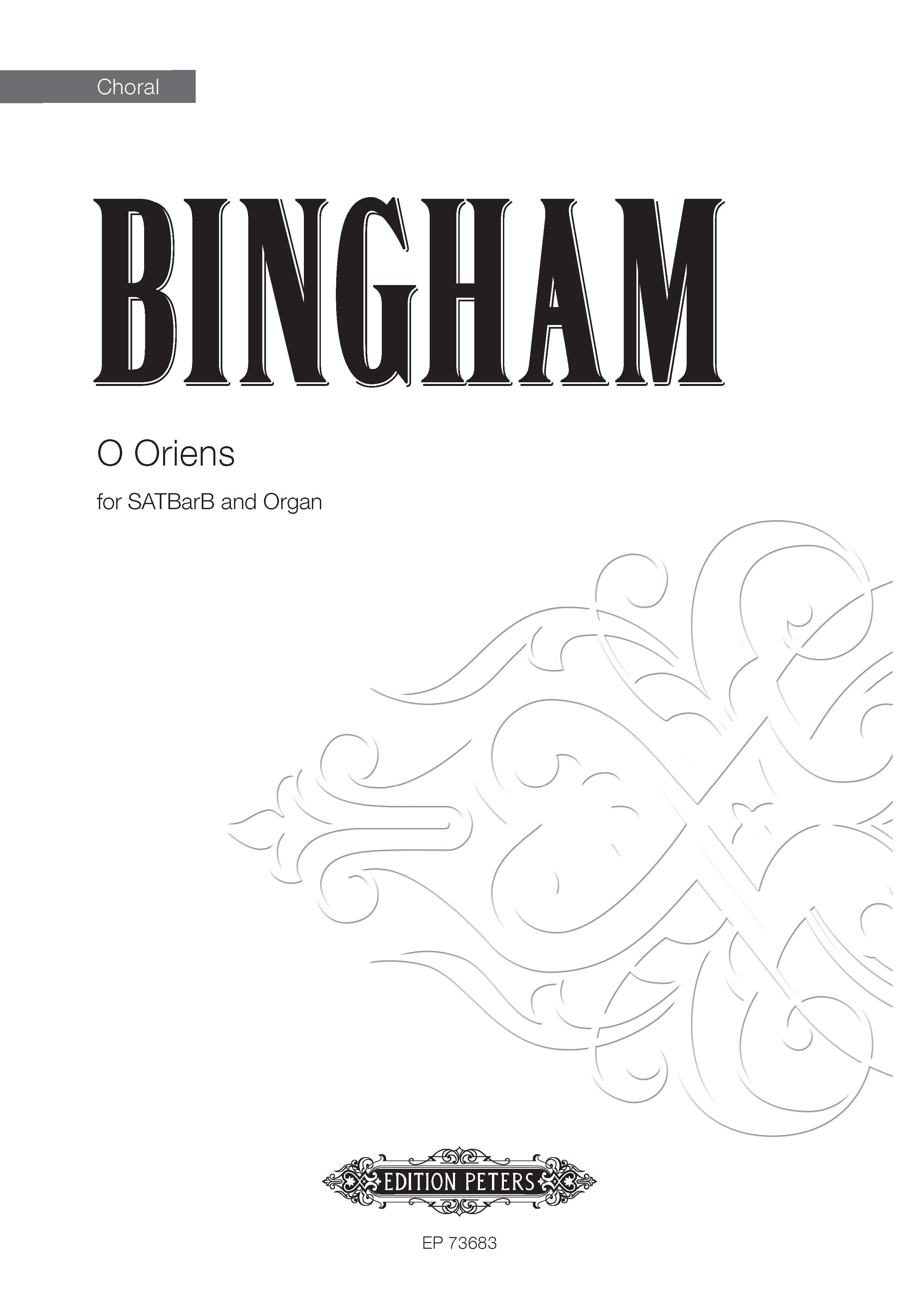 O Oriens (EP73683) - Organ/SATB Choral Octavo (Digital Download)