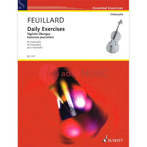 Feuillard - Daily Exercises - Cello Solo Schott ED1117