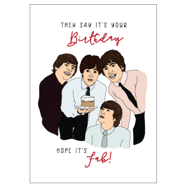 Greeting Card - The Beatles