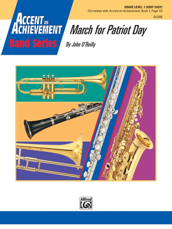 March for Patriot Day - Concert Band Conductor Score & Parts (Digital Download)